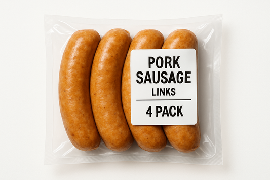 4 pack of pork sausage links